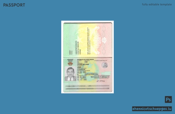 Vorschau eines Passbeispiels für Guinea-Bissau